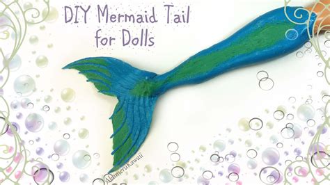 She's a mermaid, she's a very special doll and she's a cake! DIY Doll Mermaid Tail - YouTube