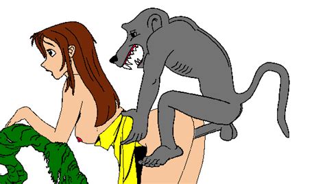 Rule 34 Animated Baboon Disney Female Feral Human Interspecies Jane