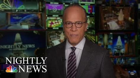 Lester Holt Turns The Camera On His ‘nbc Nightly News Teammates Nbc