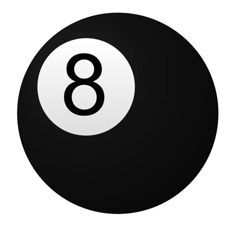 Vector Illustration Of Billiard Ball Number Eight Free Svg