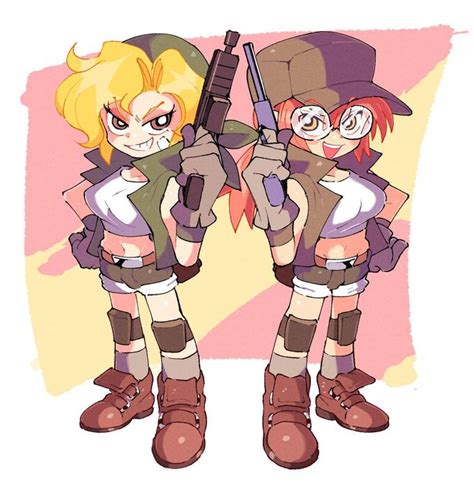 Eri And Fio In Pands Style Metal Slug Know Your Meme