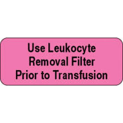 Lab Communication Label Paper Permanent Use Leukocyte 2 14 X 78