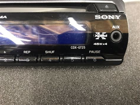 Sony Cdx Gt25 Xplod Car Radio Stereo Face Front Panel Jt Audio