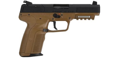 Fnh Five Seven 57x28mm Flat Dark Earth Fde Pistol With 3 Magazines