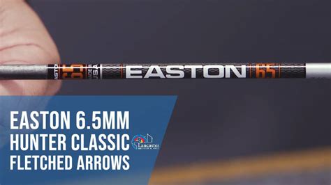 Easton 65mm Hunter Classic Fletched Arrows