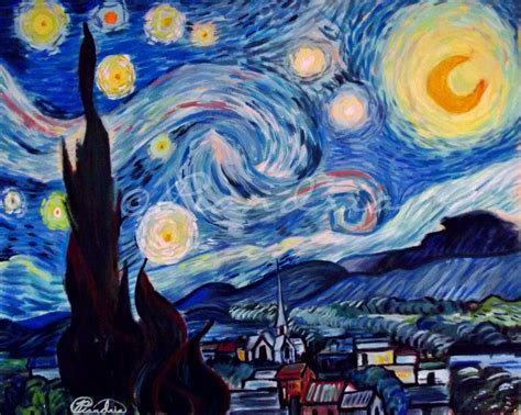 Starry Night From Vincent Van Gogh 2013 Painting For Sale By