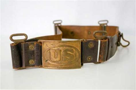 Sam Brown Officers Belt With Buckle No Strap