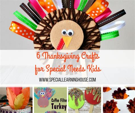6 Easy Thanksgiving Crafts For Kids With Autism Special Learning House