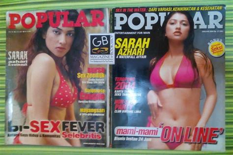 Jual Majalah Popular And Matra Cover Sarah Azhari Di Lapak Gb Magz