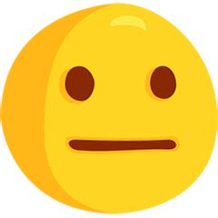 This pleading emoji has furrowed eyebrows, a small frown, and large, puppy dog eyes, as if begging or pleading. Neutral Face Emoji — Meaning, Copy & Paste