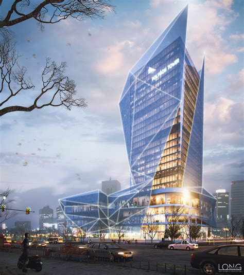 Polygon Office Tower Behance