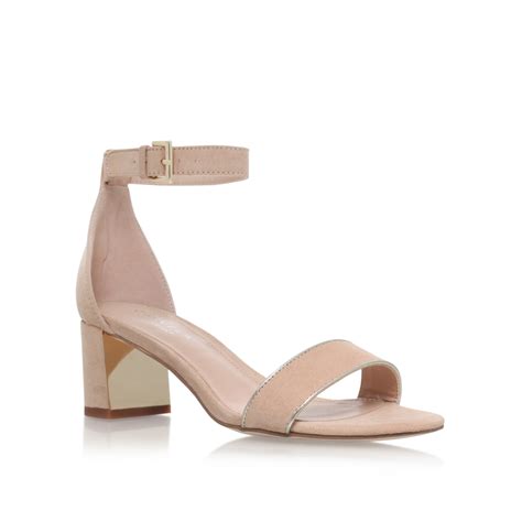 Kurt Geiger Block High Heels Carvela Nude Shoes Ankle Strap Size To My Xxx Hot Girl