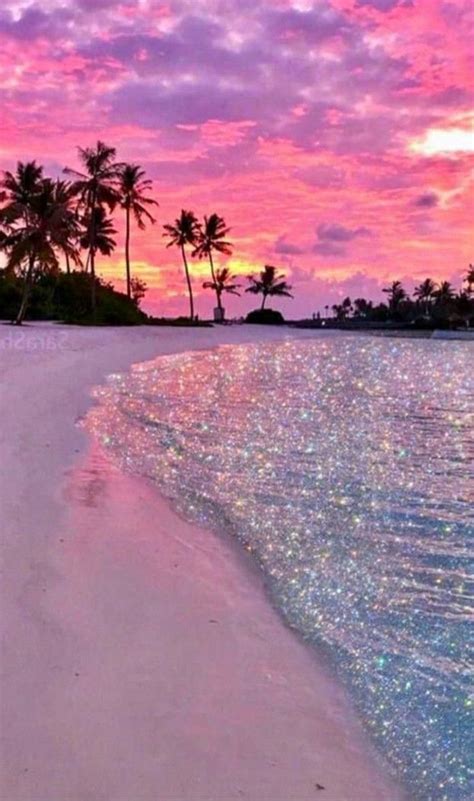 Aesthetic Sparkling Beach In Aesthetic Wallpapers Beach Wallpaper Phone Backgrounds