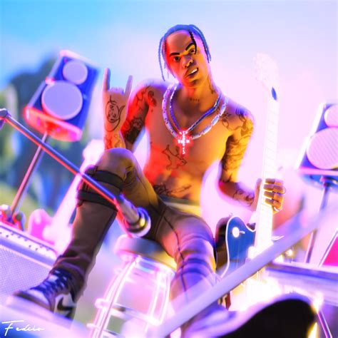 The travis scott skin is a fortnite cosmetic that can be used by your character in the game! Travis Scott Fortnite Wallpapers - Wallpaper Cave