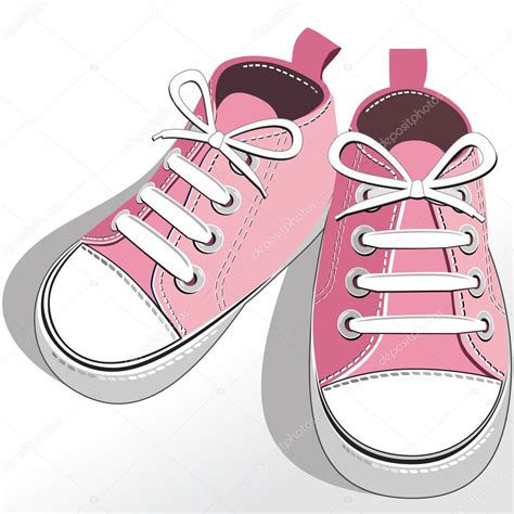 Children Pink Shoes Stock Vector Image By ©elakwasniewski 5338442