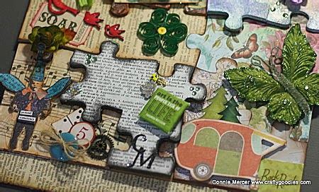 crafty goodies: Our puzzle piece swap~Craft Crossing girls!