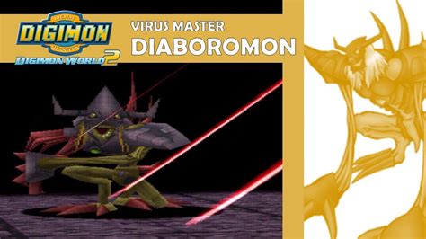 Fight The Master Of Virus Digimons Diaboromon Digimon World 2 Youtube