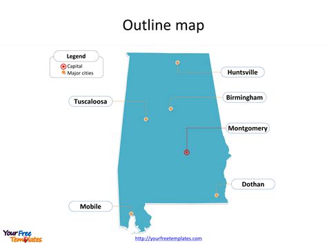 This place is situated in genesee county, new york, united states, its geographical coordinates are 43° 5'. Alabama Maps PowerPoint templates - Free PowerPoint Templates