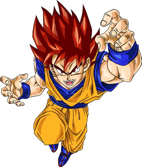 Super Saiyan God Goku Render By Ssdeath3 On Deviantart