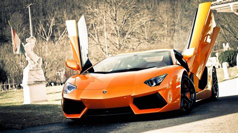 Super Lamborghini Aventador Car Full Hd Wallpaper Top