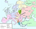 25 1918 Map Of Europe - Online Map Around The World