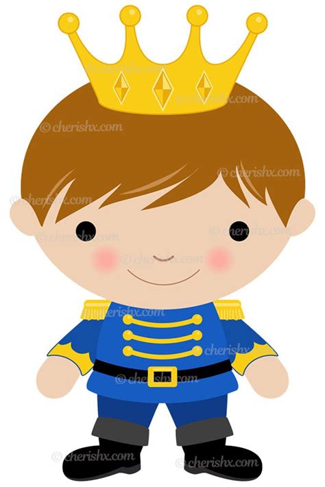 Prince Theme Kids Happy Birthday Cutout Prince With Crown