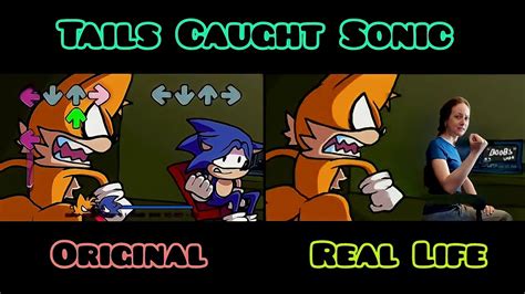 Fnf Tails Caught Sonic In Real Life Friday Night Funkin Watch Online
