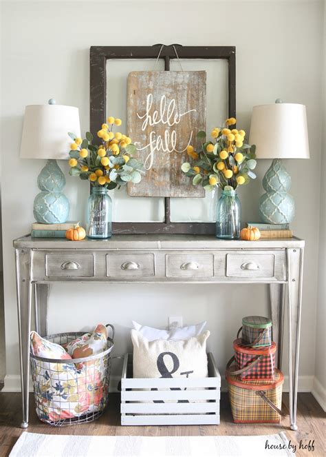 Including living room paint color ideas & nice home decor ideas to style your home! DIY Sign for Fall - House by Hoff
