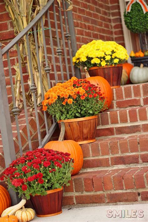 Fall Front Porch Decor Our Happy Harvest At Home Fallfrontporchdecor