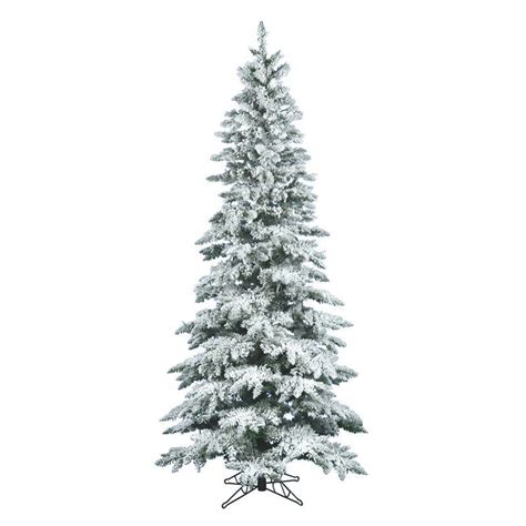 Vickerman 65 Ft Flocked Slim Utica Fir Christmas Tree A895065