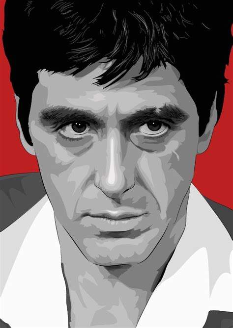 Fan Art I Made Based On The Film Scarface Featuring Al Pacino