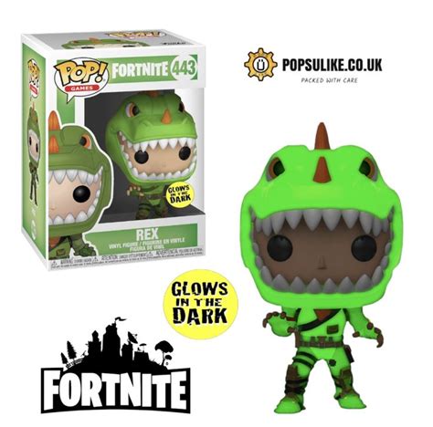 Fortnite do you prefer to drop tilted with guns blazing or camp out in the busheswaiting for your enemies to. Rex Glow In The Dark Funko Pop Vinyl #443 Fortnite GITD # ...