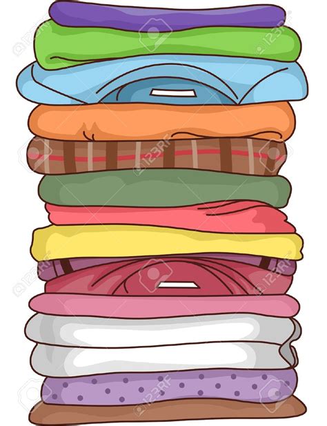 Free stack of clothing clipart - Clipartix