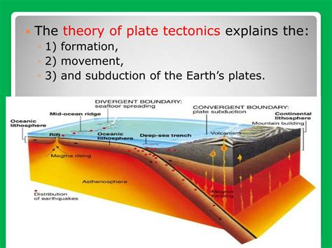 Ppt The Theory Of Plate Tectonics Powerpoint Presentation Free Free