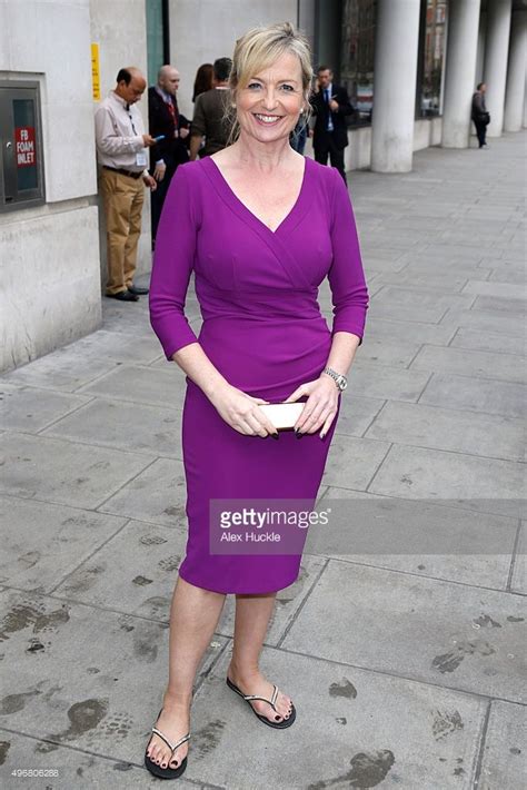 Carol Kirkwood Seen At The Bbc Portland Place On November 12 2015 In