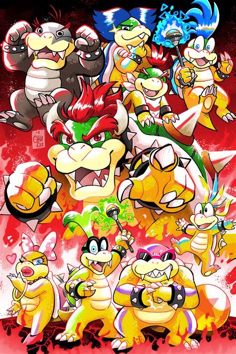Bowser And The Koopalings By Raizy On Deviantart