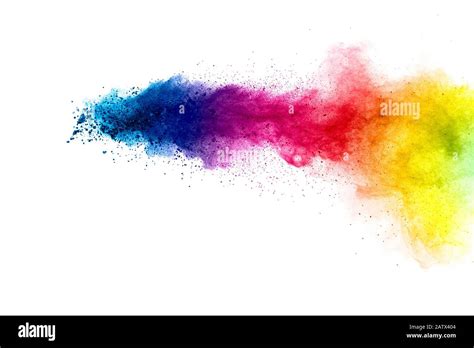 Colorful Explosion For Happy Holi Powderabstract Background Of Color