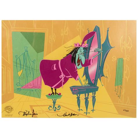 Warner Bros Animation Cel Witch Hazel Gold And Silver Pawn Shop