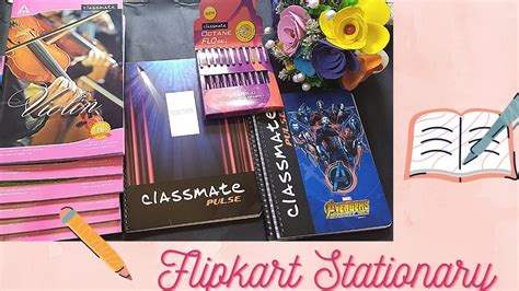 Stationary Haul Flipkart Stationary Haul 🖊️classmate Haul📚 Shop