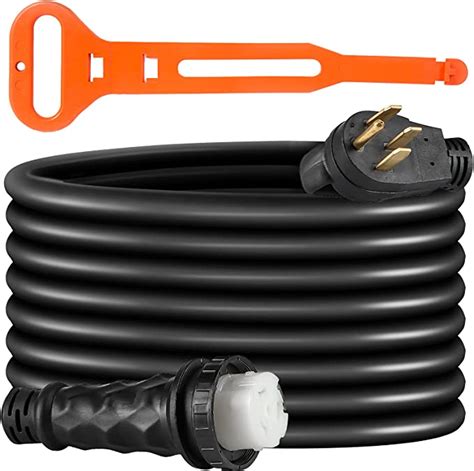 Mophorn Rv Shore Power Extension Cord 36ft 50 Amp Weatherproof Heavy