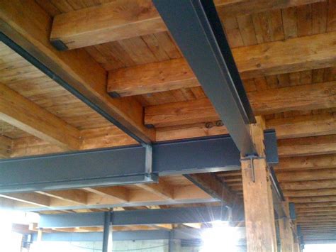 Pin By Jaime Pujol On Beams And Columns Steel Architecture Wood Beams