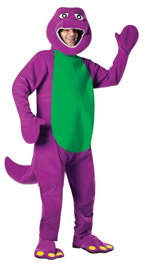 Mens Barney The Dinosaur Adult Costume Mr Costumes