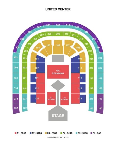 United Center Seating Chart With Seat Numbers