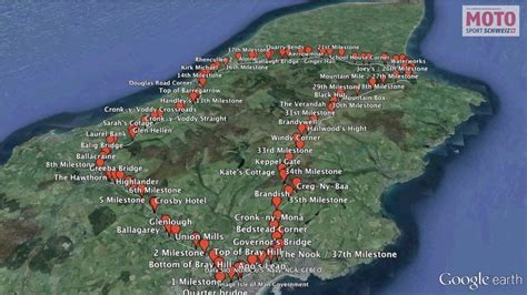 Dropped this photo on instagram…and the crowd goes wild! Isle Of Man Tt Course Map