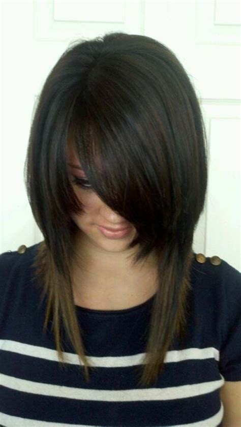 Long Inverted Bob Hairstyle For Black Hair Inverted Bob
