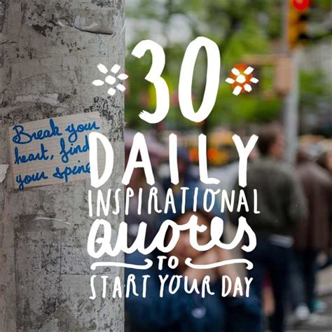 30 Daily Inspirational Quotes to Start Your Day | Daily inspiration ...