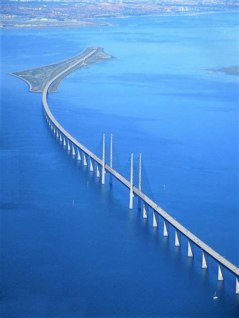 The Öresund Bridge Between Malmö Sweden And Copenhagen Denmark Reurope