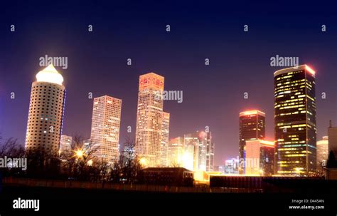 Beijing Financial Street Night View Hi Res Stock Photography And Images