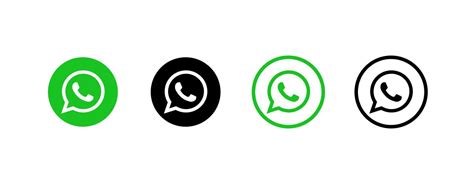 Whatsapp Icon Logo Vector On White Background 9263755 Vector Art At