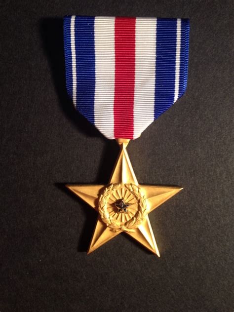 Military Medal The Silver Star Full Size Medal By Bluetumbleweeds